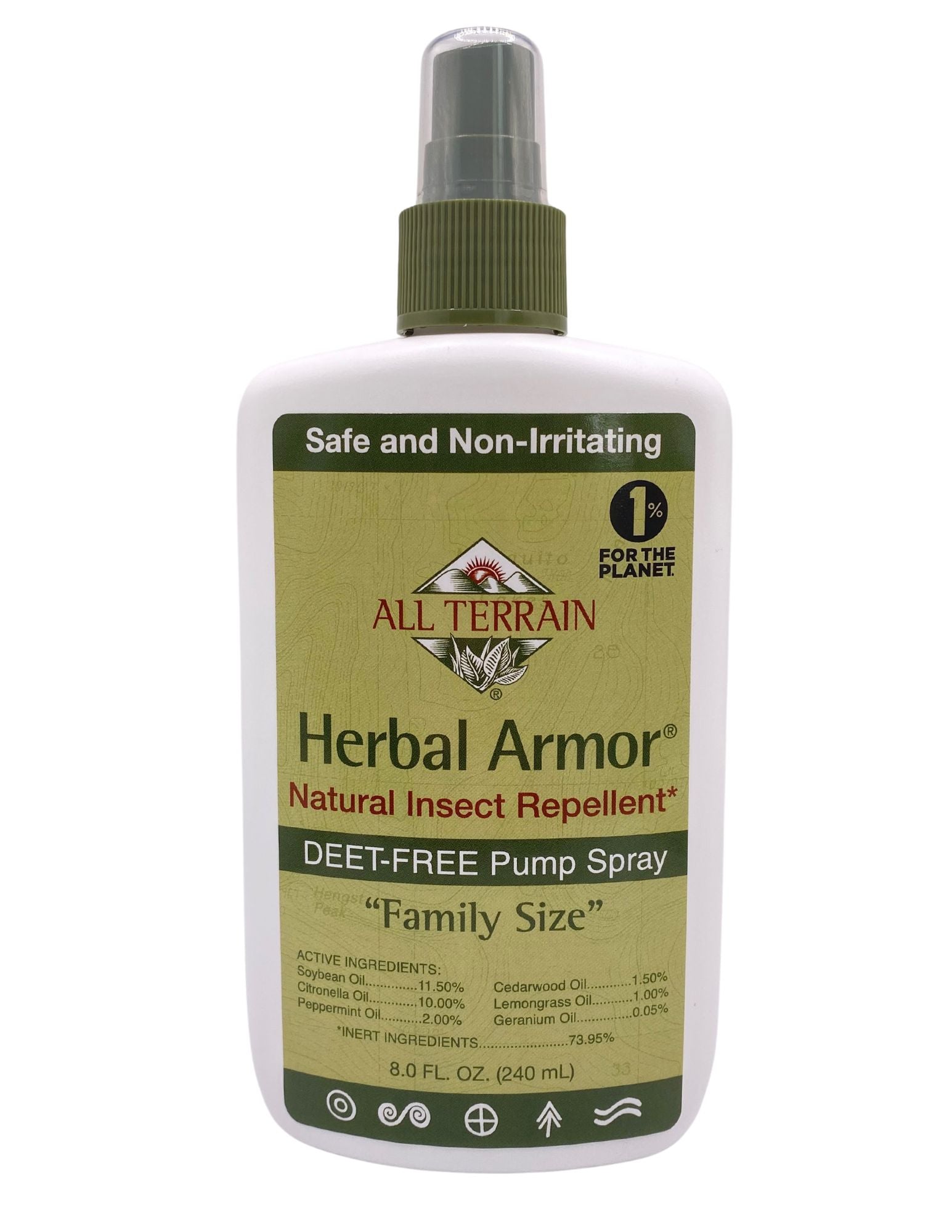 Herbal Armor® Insect Repellent, Pump Spray 8oz. - Family-Size