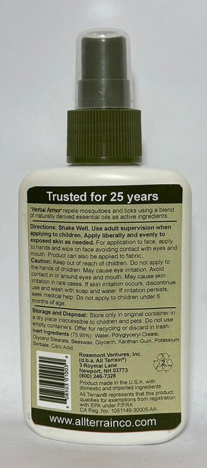 Herbal Armor® Insect Repellent, Pump Spray