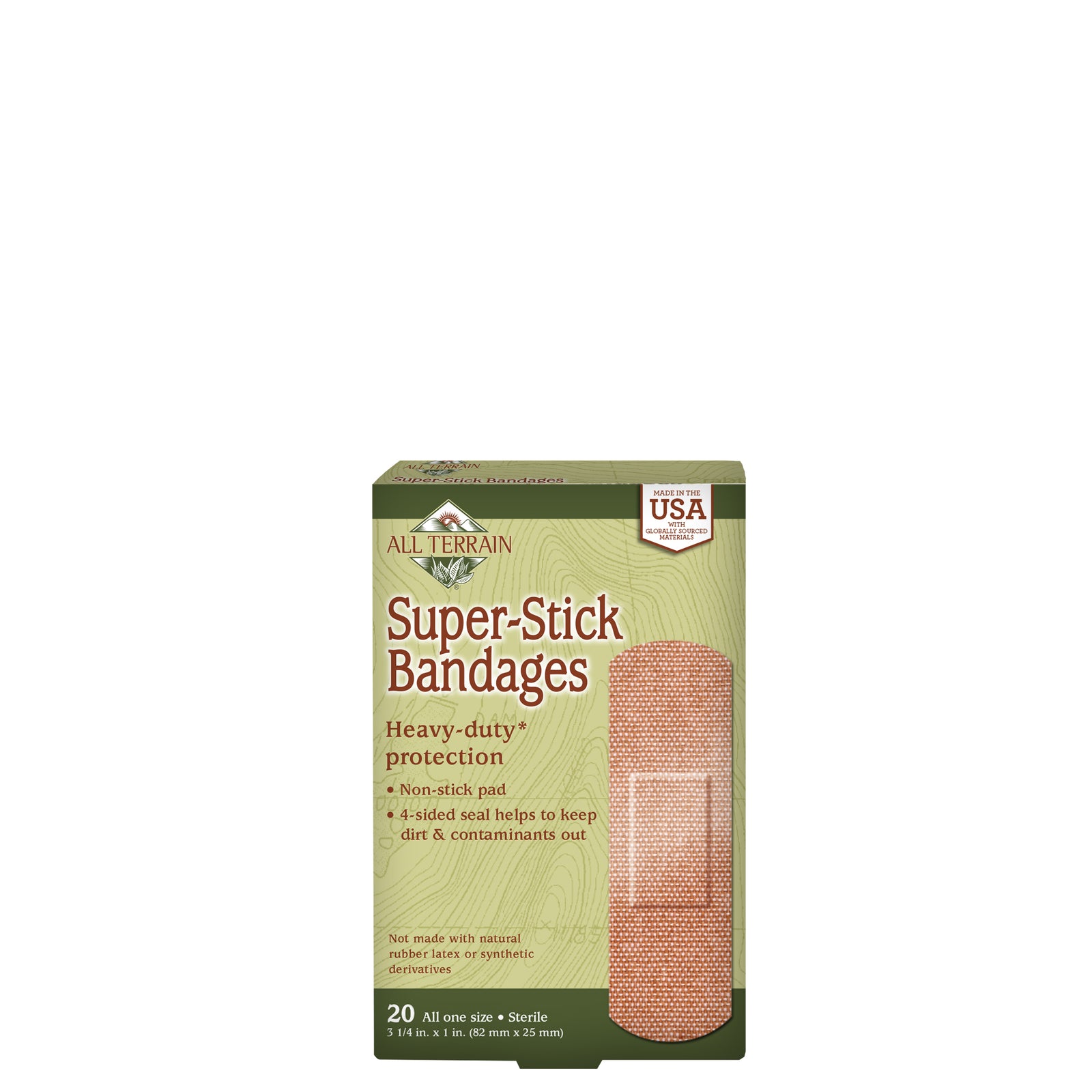 Super - Stick Bandages - Front View