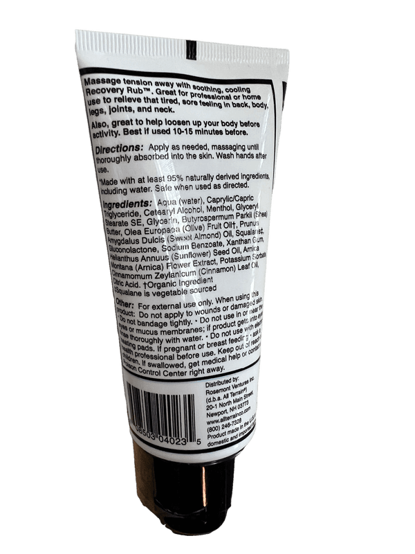 Recovery Rub Soothing Massage Cream - Front View